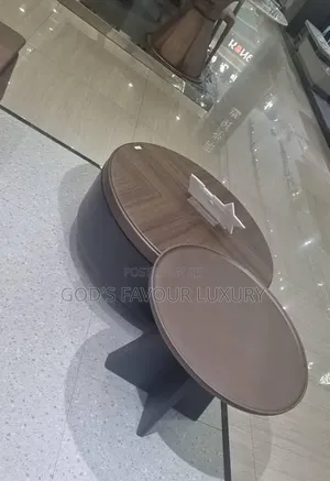 Classic Round Coffee Table and 1 Side Table -Set
