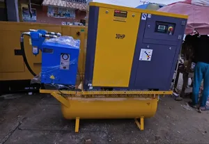 30hp Tank Mounted Screw Air Compressor With Air Dryer – (16 Bar)