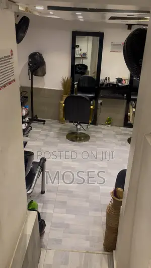 A Functioning Hair Salon Along Magodo Gate