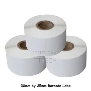 30mm by 25mm Barcode Label