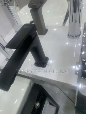 Black Basin Mixer Tap