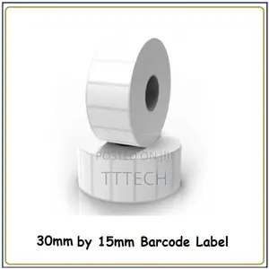 30mm by 15mm Barcode Label