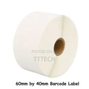 60mm by 40mm Barcode Label