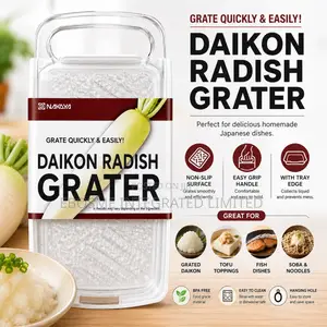 Daikon Radish Grater – Non-Slip Handheld Grater