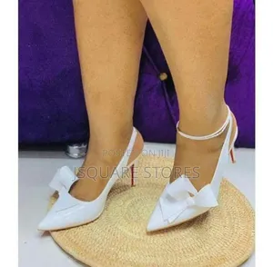 Paris Loubouti White Sandals, Size 38 - 42