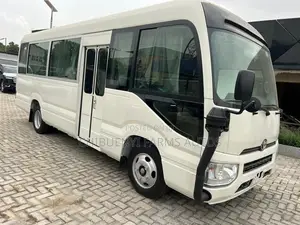 New Toyota Coaster 2025 White