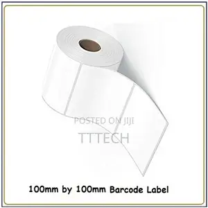 100mm by 100mm Barcode Label