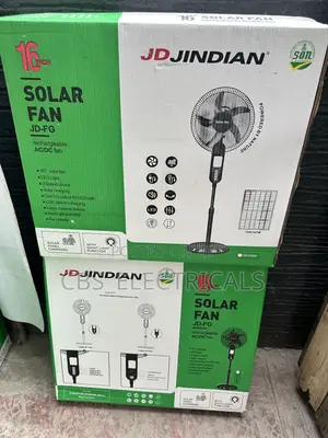 Jd Jindian 16" Solar Rechargeable Fan