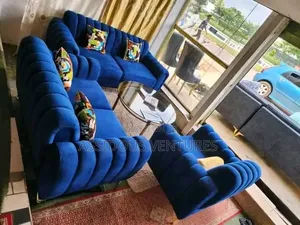 Opulent High Quality 5 Seater Sofa and Throw Pillows
