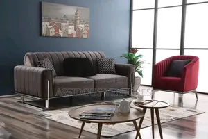 Modern Luxurious High Quality 3 Seater Sofa Chair and One Single
