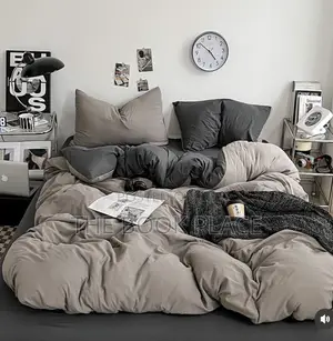 Gray/Ash Pure Cotton Lush American Bedding Set