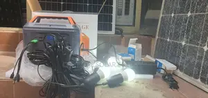 500watts Solar Generator With Free Solar Panel, Bulbs Accessories