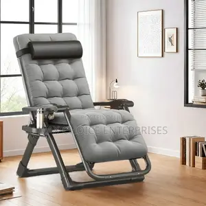 Reclining Foldable Chair Black