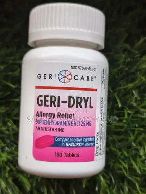 Gericare -Diphenhydramine Hci 25mg Tablet,Allergy Medicine