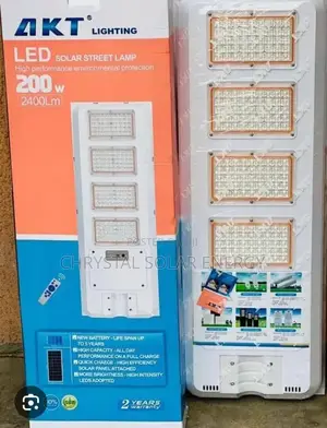 Original 200watts Akt Solar Street Light With Remote Control Kits