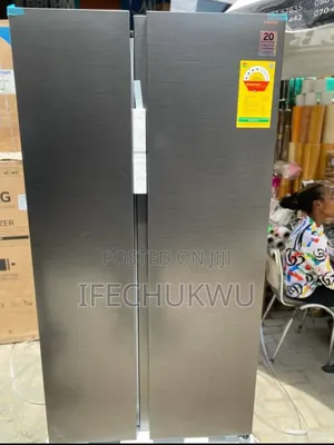 Original Samsung 20 Years Warranty Side by Side Inverter Fridge Copper
