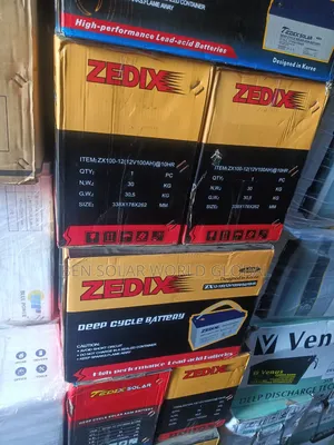 100ah Zedix Deep Circle Solar Battery 12v