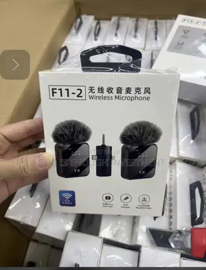 F11-2 Content Wireles 2 In 1 Mic With Noise Cancellation 3in1 Conector