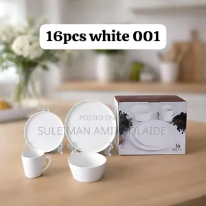 16pieces White Dinner Set