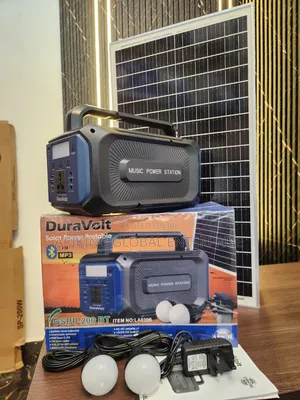 Duravolt Portable Power 200watts Power Capacity Solar System.