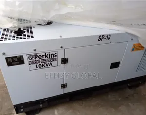 Brand New 10kva Perkins Soundproof Diesel Generator (England)