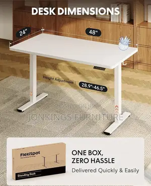 Adjustable Height Computer Desk