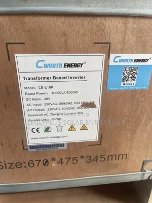Cworth 10kva 48v Non Hybrid Transformer Based Inverter