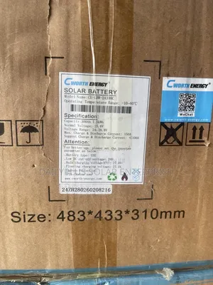 Cworth 7.5kwh 25.6v Solar Lithium Battery
