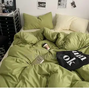 Two Sided Hundred Percent Cotton Bedsheets With Duvet