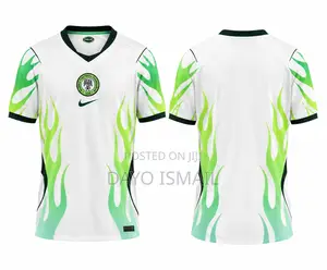 Nigeria Super Eagles Flame Edition Jersey – White Green