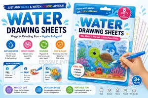 Magical Water Drawing Sheets for Kids