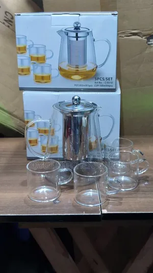 Glass Teapot Set(Teapot Cup Set ) X1