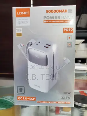 Ldnio 50000mah Fast Charging Ultra Long Battery Duration Power Bank