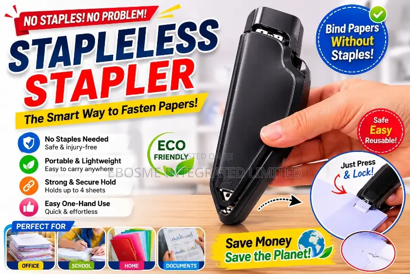 Stapless Stapler