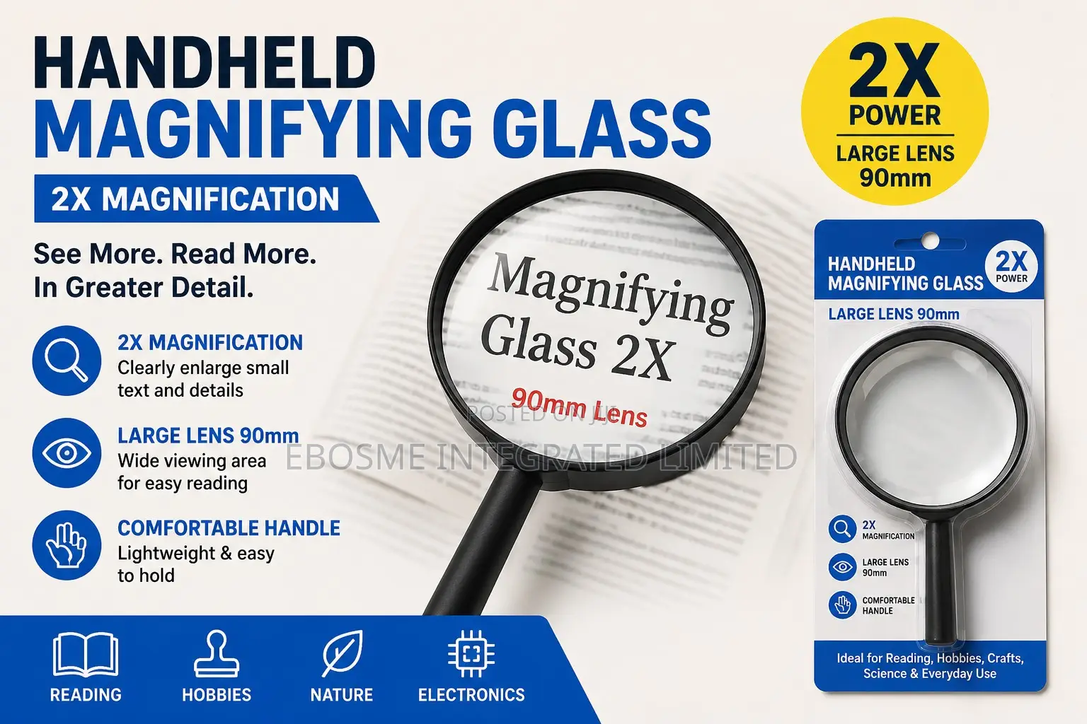 Handheld Magnifying Glass
