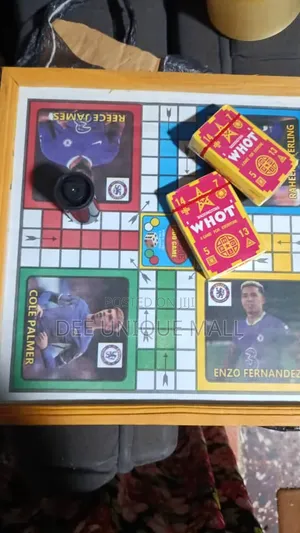 Wooden Ludo and Two Whot Cards