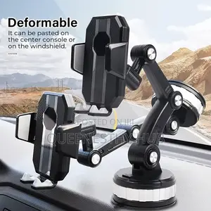 Premium 360° Rotatable Suction Cup Car Phone Holder for Dash Glasss