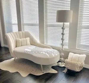 World Class High Quality White 3 Seater Sofa Chair