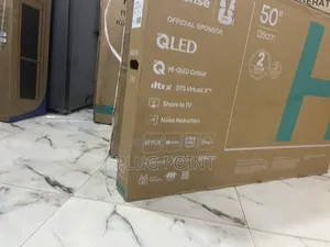Hisense 50-Inch Smart Tv With Brilliant Qled Display
