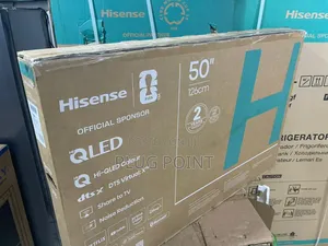 Hisense 50” Qled Smart Tv – Immersive Audio and Visuals