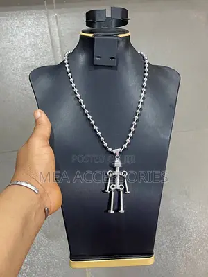 Unisex Skeleton Pendant Necklace