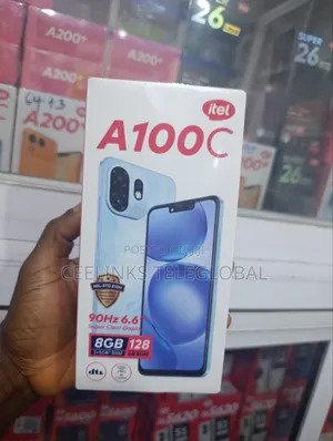 New Itel A100C 128 GB Silver