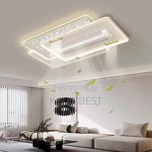 Flush Led Fan Chandelier Light