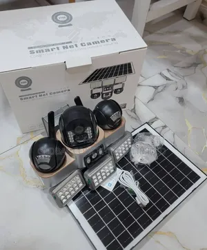 Intelligent Triple Lens Solar Powered Camera