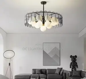 Nordic Modern Simple Glass Ball Led Pendant Chandelier