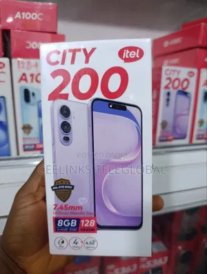New Itel City 200 128 GB White