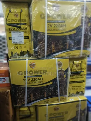220ah G Power Tubular Battery 12v