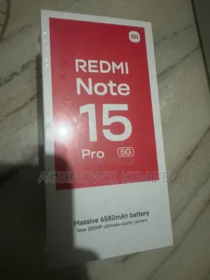 New Xiaomi Redmi Note 15 Pro 256 GB Red