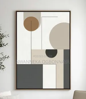 Simple Geometric Shapes Wall Artwork