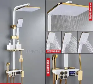 White Gold  Luxury Shower With Thermostat